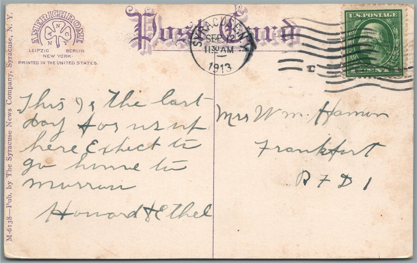 SYRACUSE NY STATE FAIRGROUNDS DAIRY BUILDING ANTIQUE POSTCARD