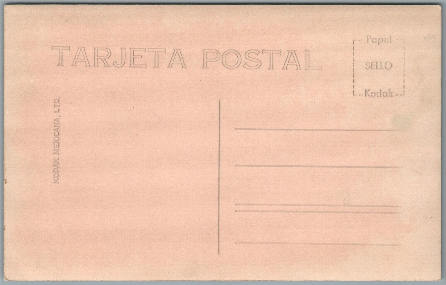 TOREADOR MEXICAN ANTIQUE REAL PHOTO POSTCARD RPPC