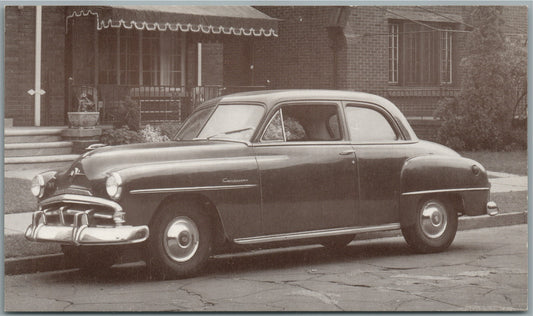 1952 PLYMOUTH CAMBRIDGE VINTAGE POSTCARD