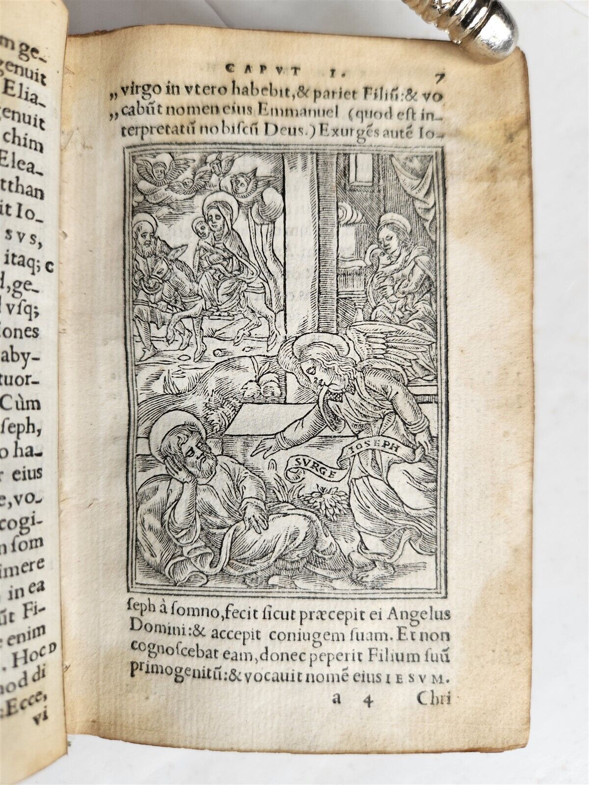1548 BIBLE IN LATIN ILLUSTRATED antique 16th CENTURY NEW TESTAMENT rare