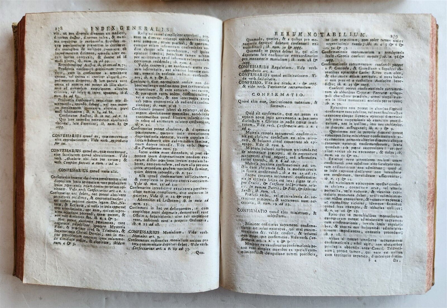 1782 CANON LAW & THEOLOGY by F. FERRARIS 6 VOLUMES antique VELLUM BINDING