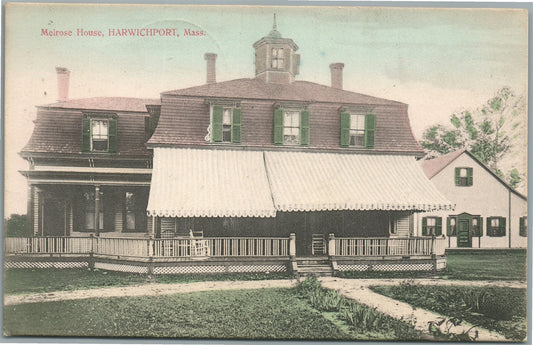 NARWICHPORT MA MELROSE HOUSE ANTIQUE POSTCARD