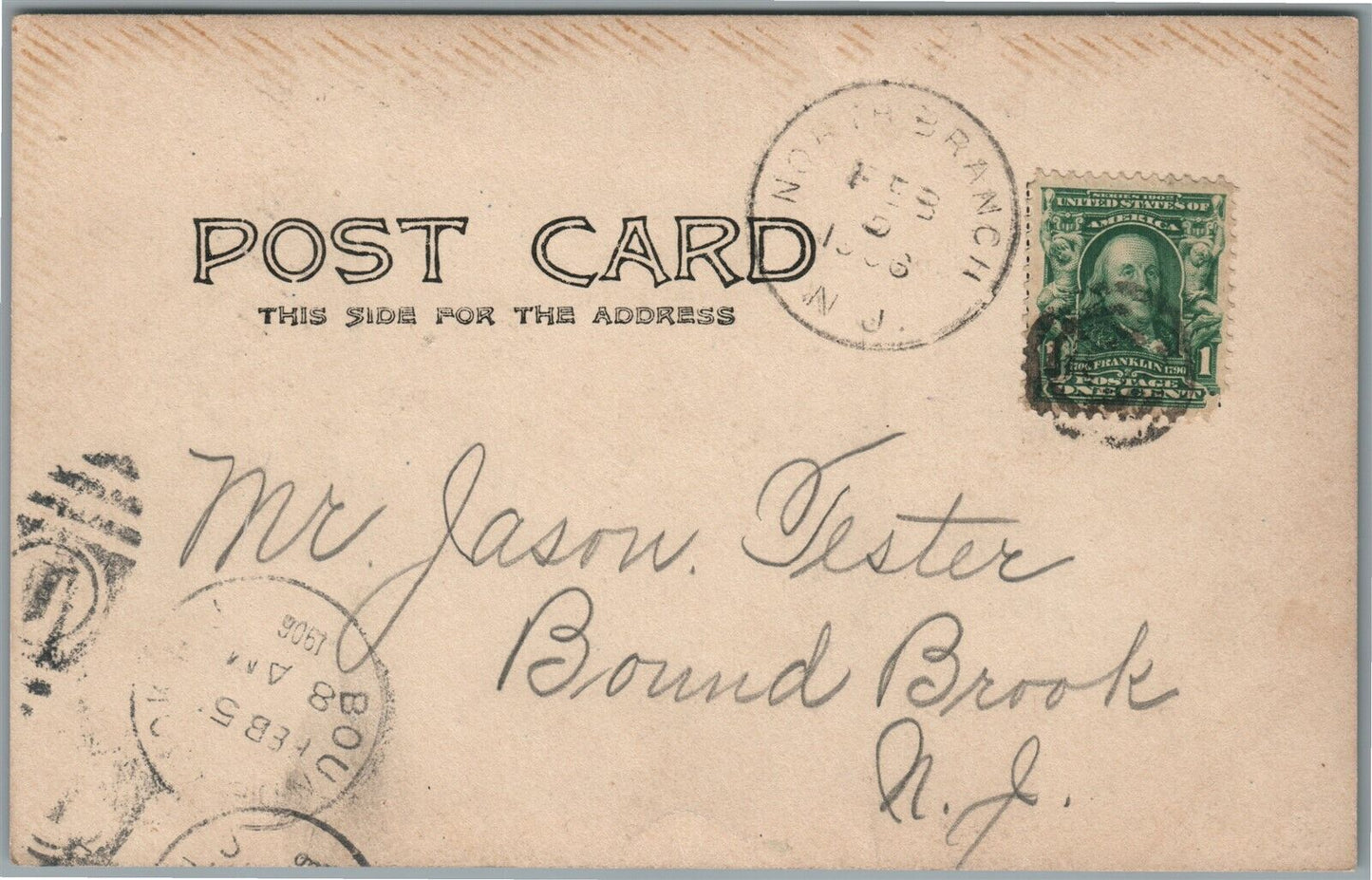 NORTH BRANCH NJ RAILROAD STATION RAILWAY DEPOT ANTIQUE REAL PHOTO POSTCARD RPPC