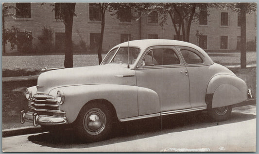 1947 CHEVROLET FLEETMASTER VINTAGE POSTCARD