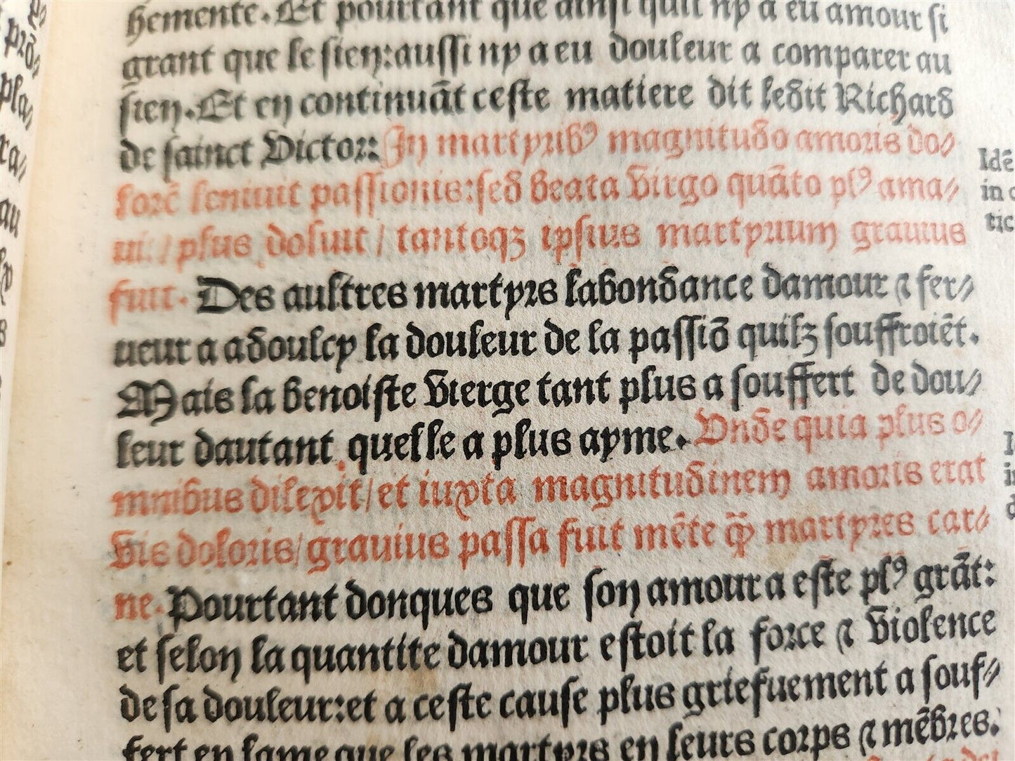 1535 POST-INCUNABULA ILLUSTRATED antique in FRENCH by Jean de Gagny VELLUM BOUND