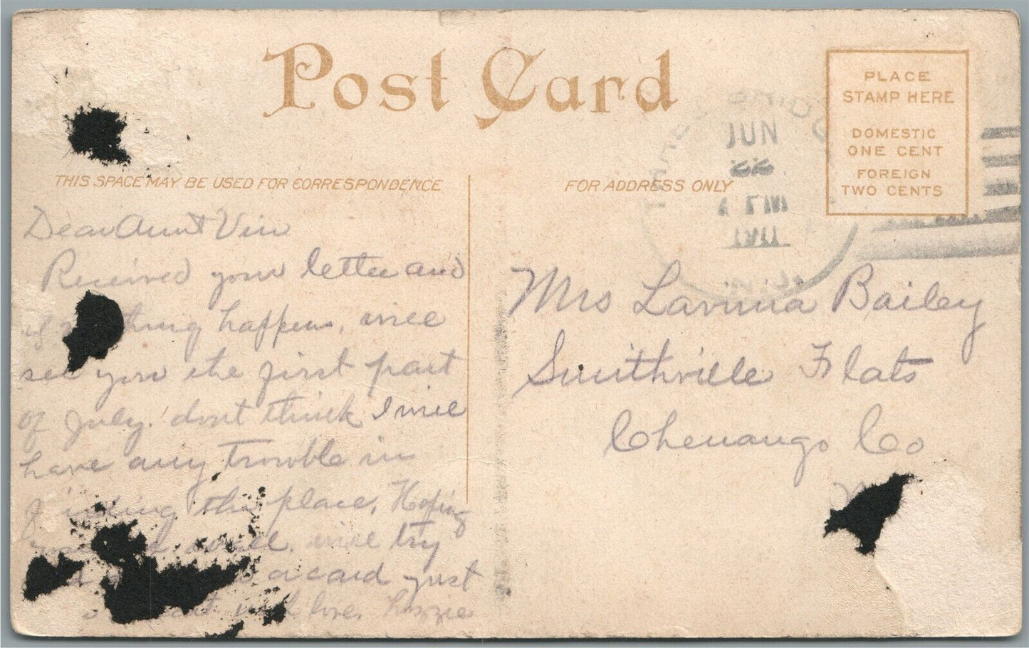 FLEMINGTON NJ PUBLIC SCHOOL ANTIQUE POSTCARD