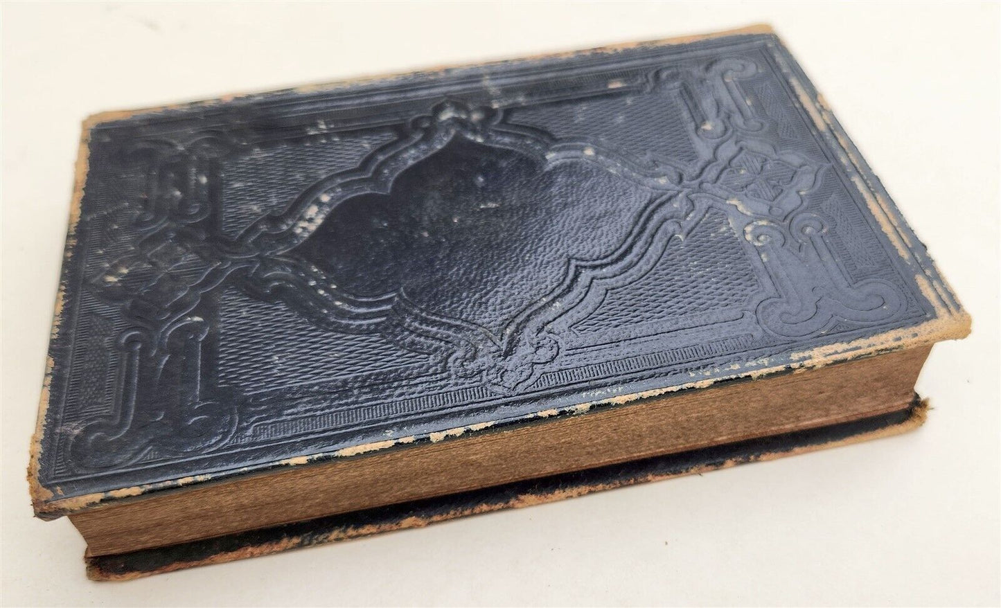 1866 BIBLE in FRENCH antique AMERICANA POST-CIVIL WAR New York