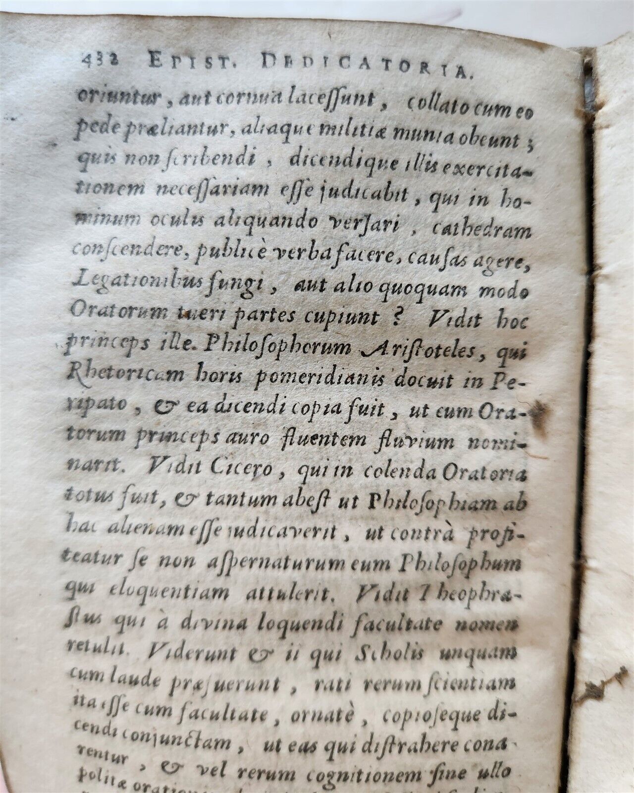 1654 Mercurius Batavus sive Epistolarum by J. Crucius antique