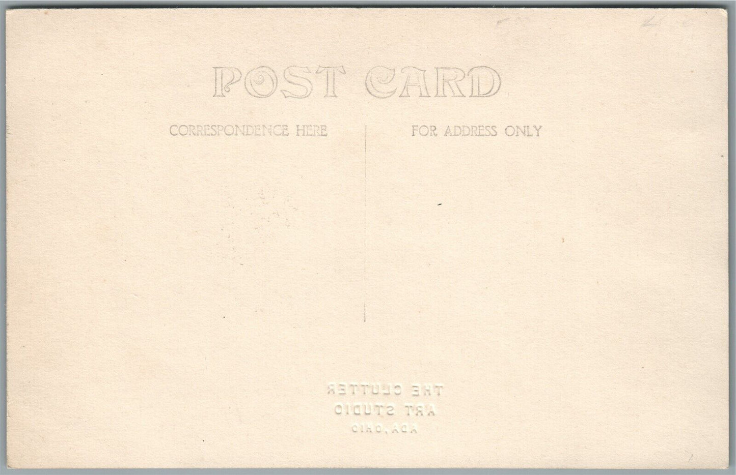 ADA OH FLOOD SCENE ANTIQUE REAL PHOTO POSTCARD RPPC