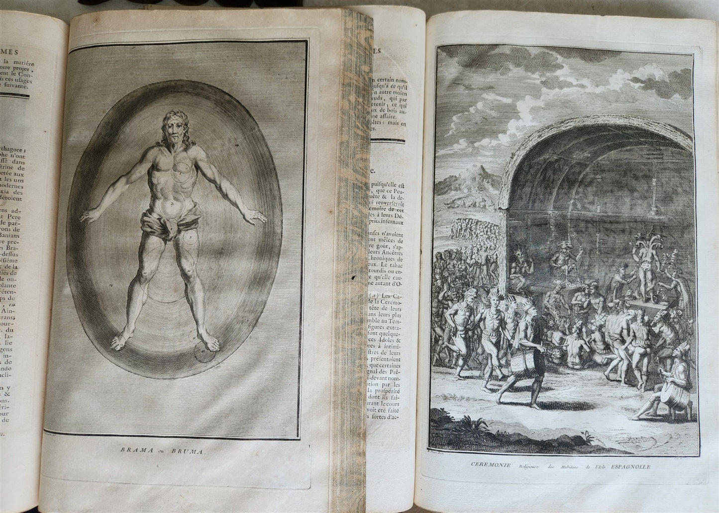 1741 HISTOIRE des CEREMONIES et COUTUMES de PEUPLES DU MONDE 7 vols antique