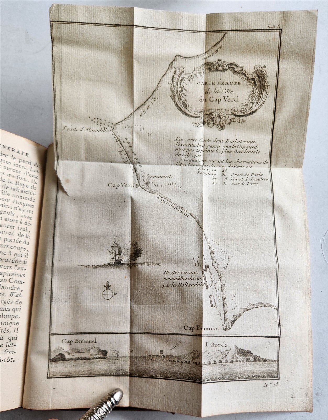 1749 HISTOIRE des VOYAGES antique V.2 TENERIFE PERSIAN GULF W.AFRICA illustrated