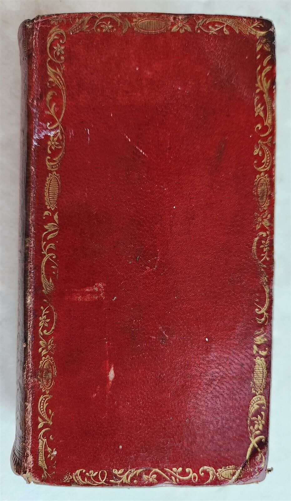 1655 BIBLE in ENGLISH antique LONDON John Field RED MOROCCO BINDING