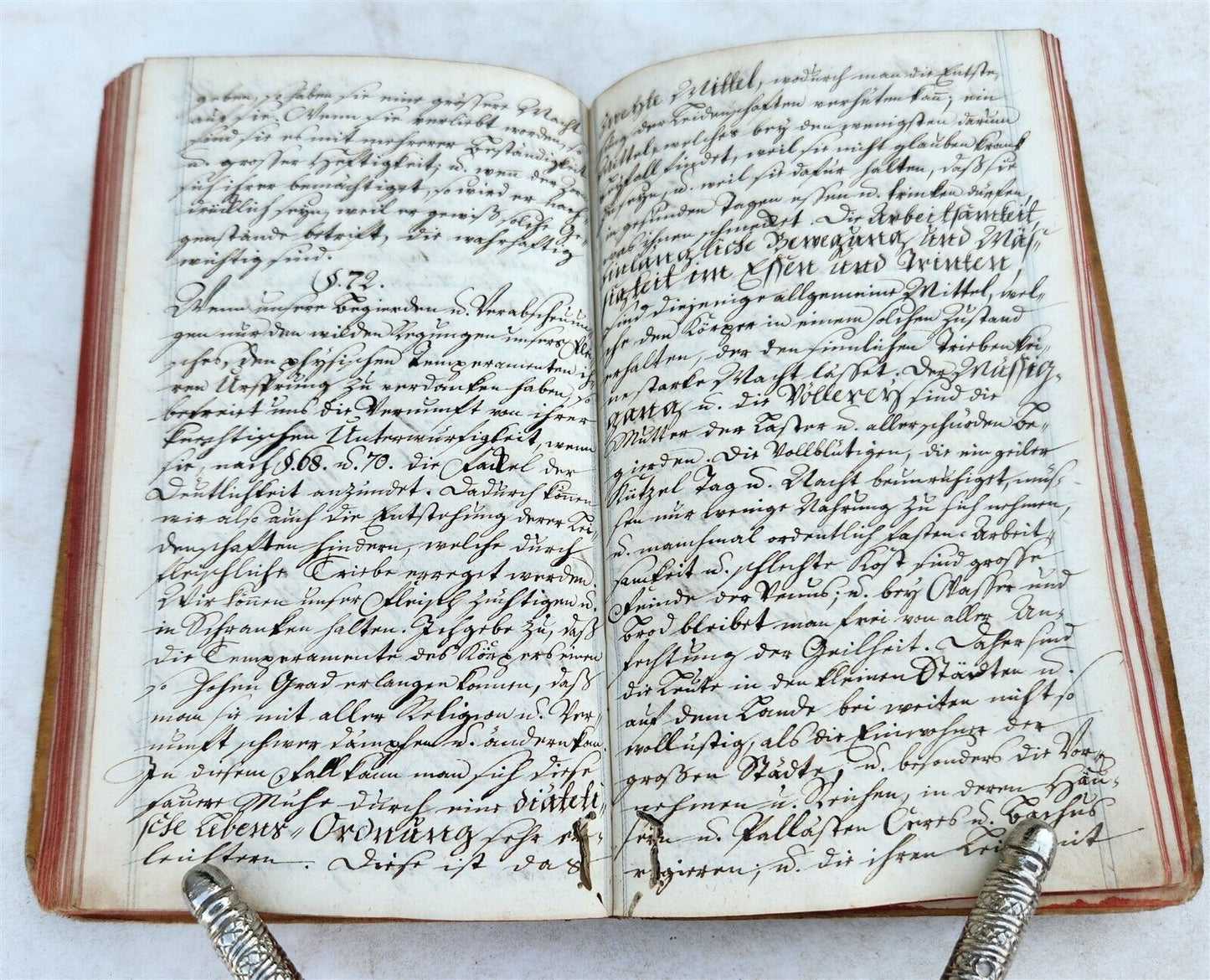 1800s GERMAN MANUSCRIPT BOOK MEDICAL MORAL TREATISE antique