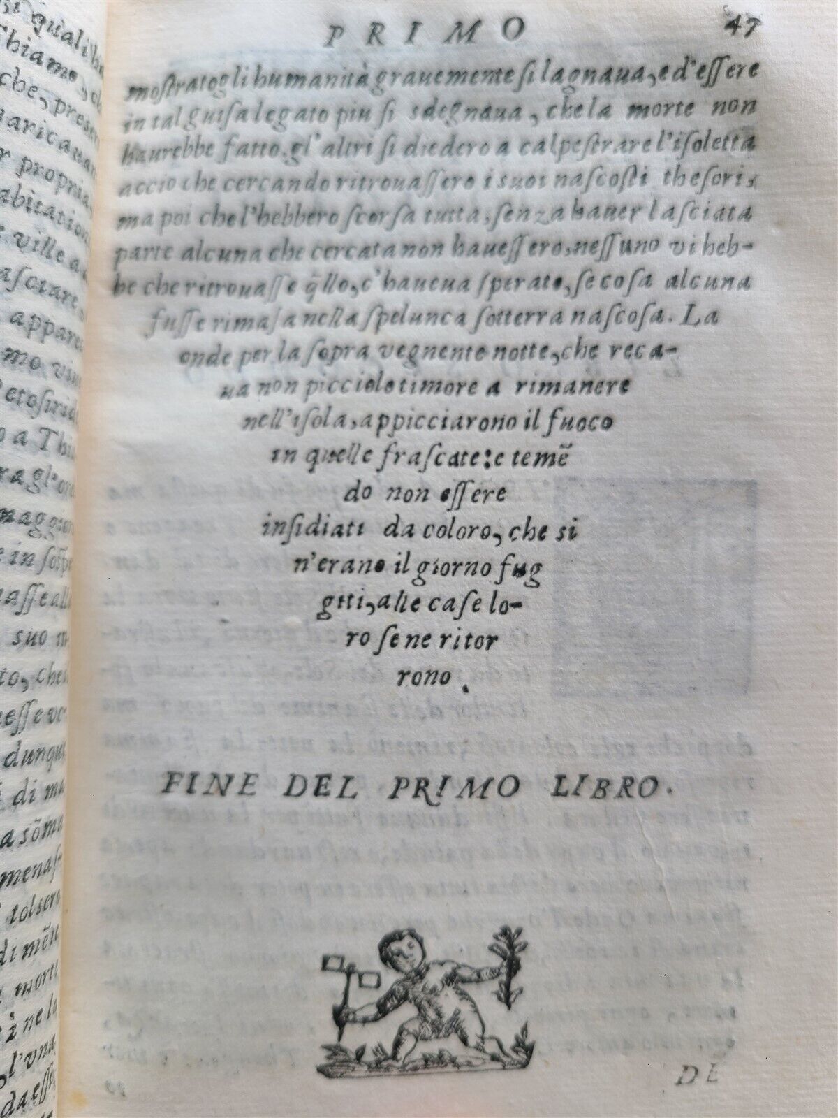 1582 LA DILETTEVOLE HISTORIA DI HELIODORO antique in ITALIAN Vellum binding