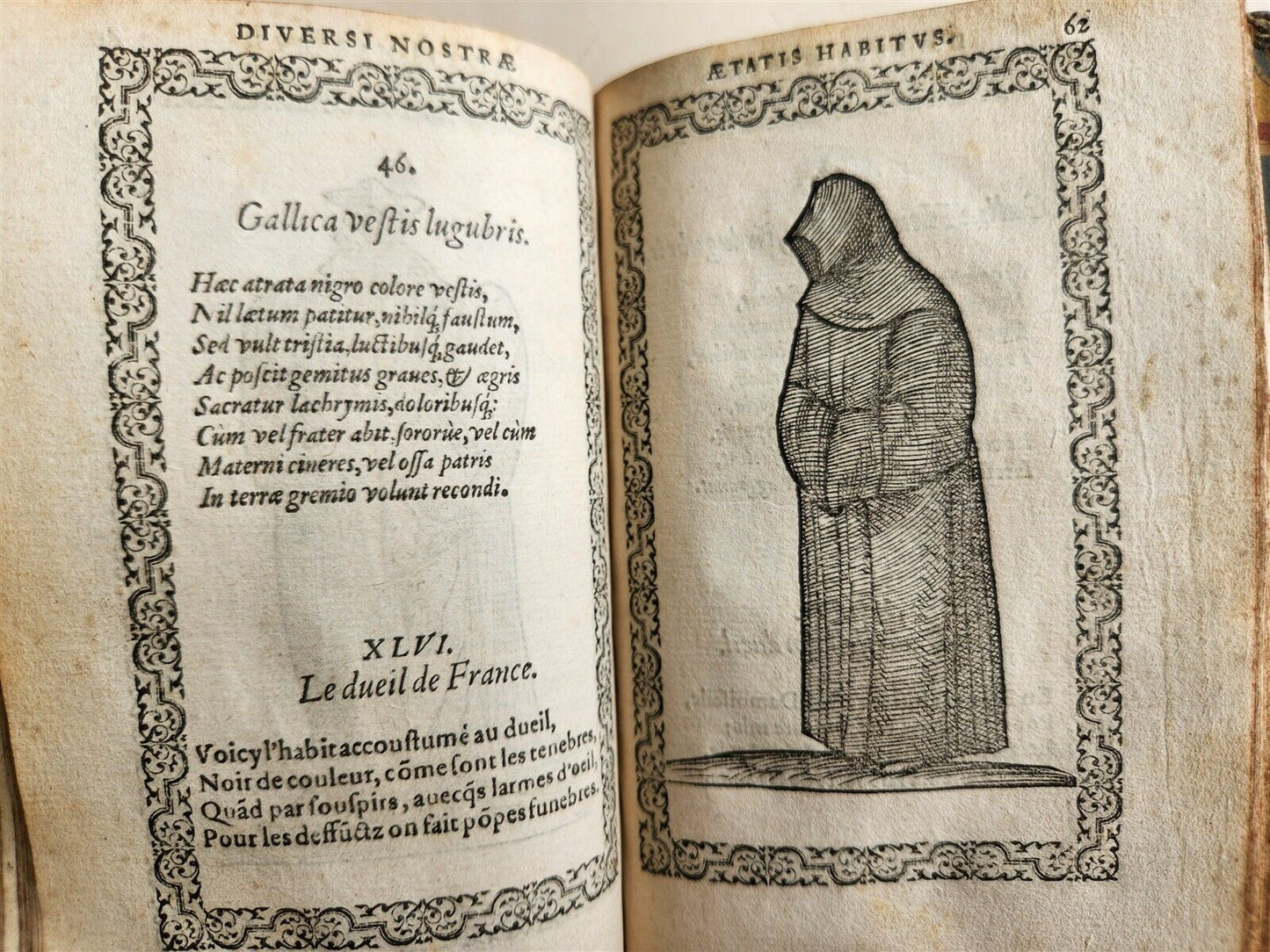 1572 FAMOUS COSTUME WORK Jacobi Sluperii antique ILLUSTRATED w/119 WOODCUTS RARE
