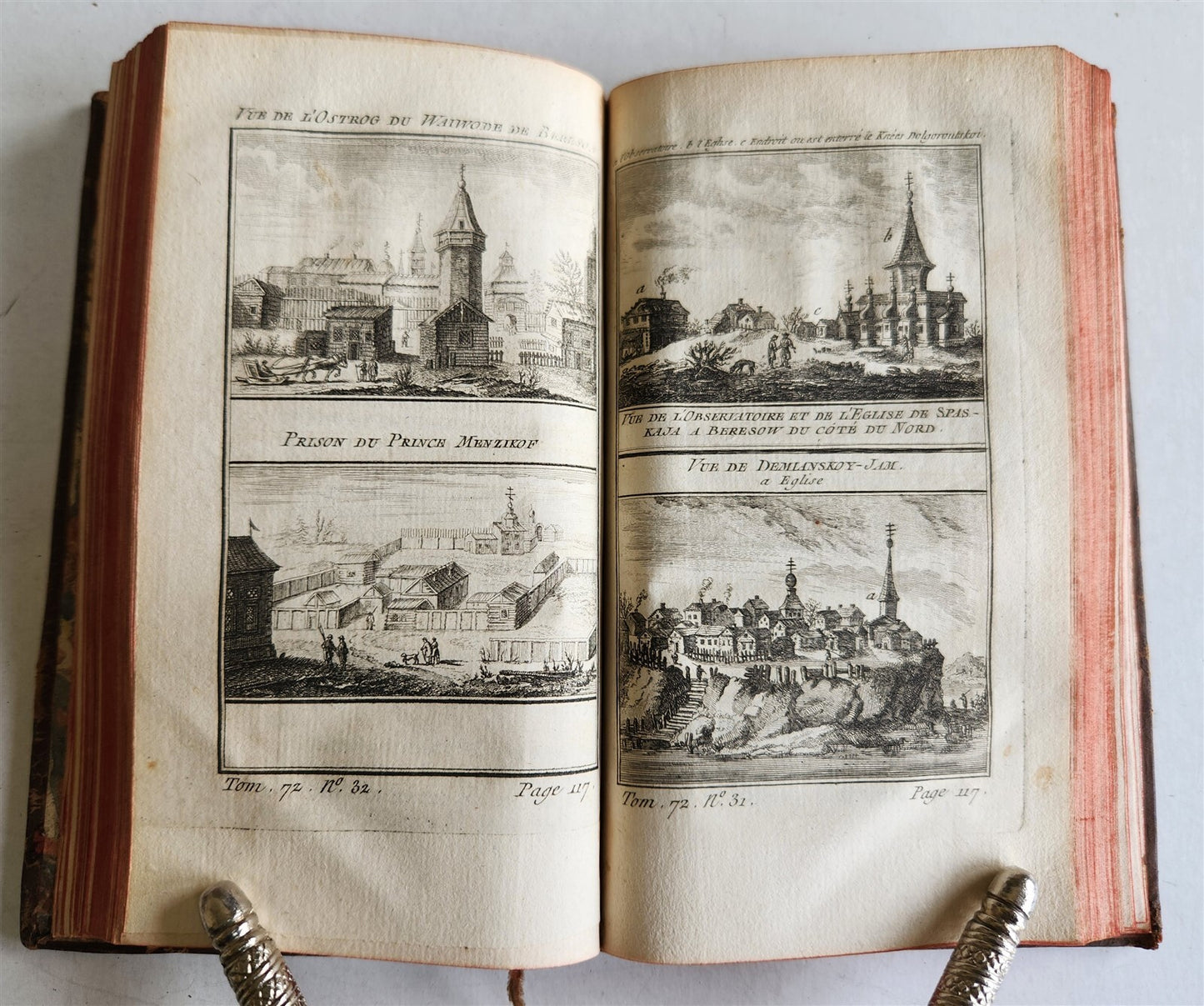 1768 HISTOIRE des VOYAGES illustrated TRAVELS to SIBERIA, RUSSIA vol. 72 antique