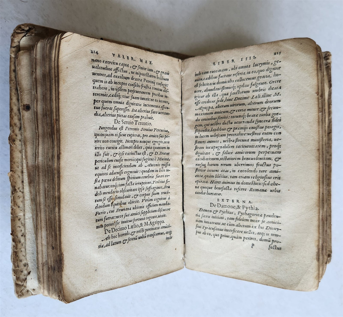 1547 Valerii Maximi dictorum factorumq memorabilium exempla antique 16th CENTURY