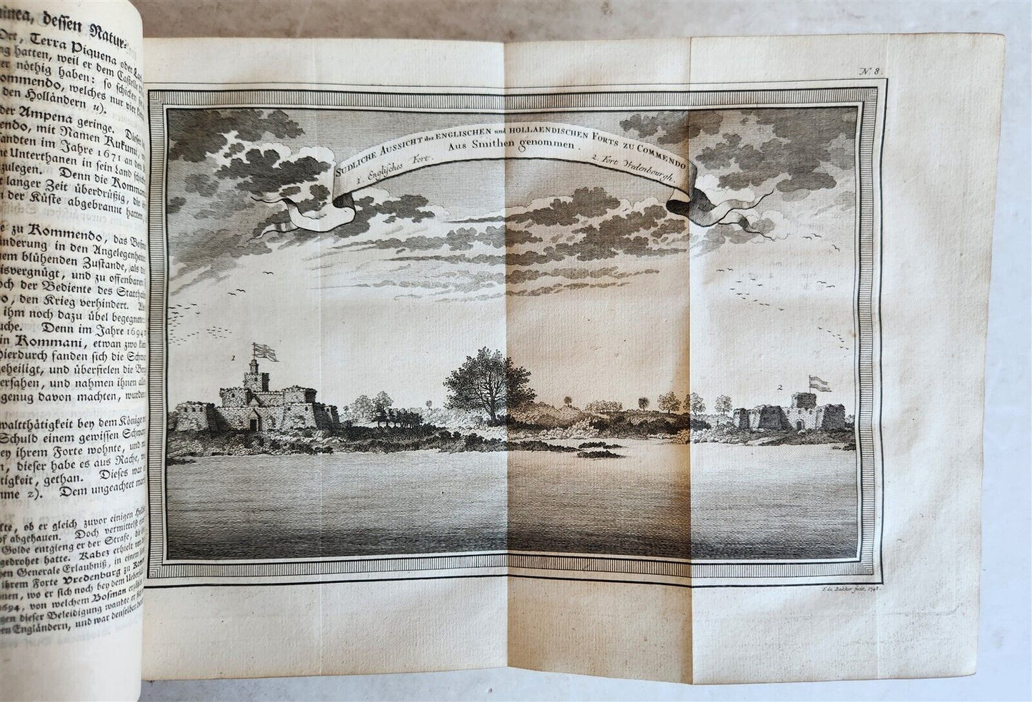 1749 TRAVELS HISTORY ILLUSTRATED antique AFRICA Guinea Benin Angola Loango Congo