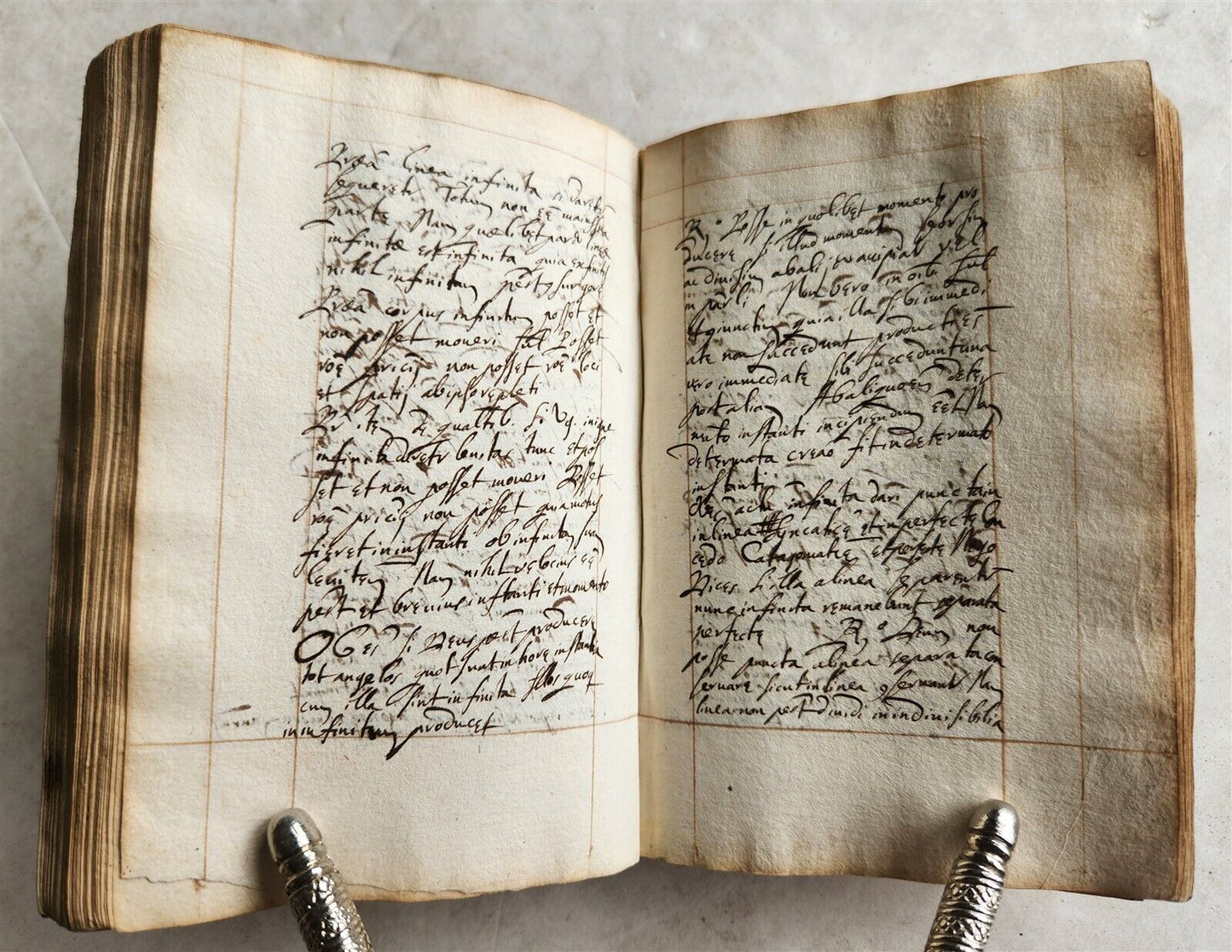 1611 MANUSCRIPT on PHYSICS antique 214 leaves VELLUM BINDING