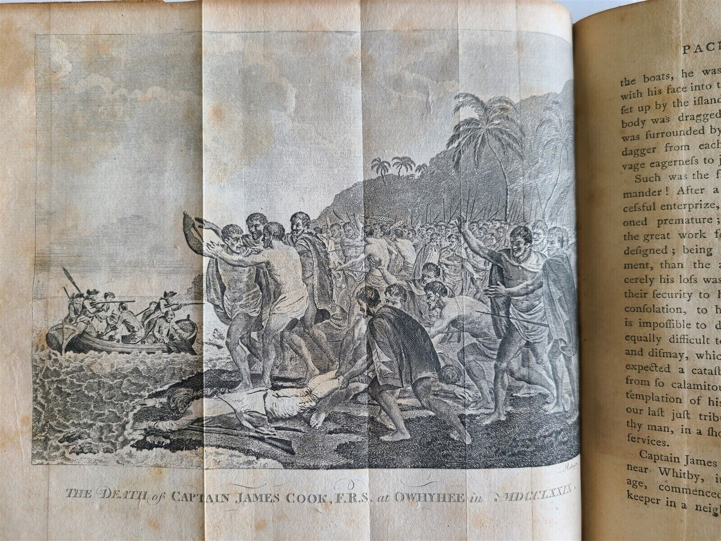 1796 VOYAGES of CAPTAIN COOK 4 vols 1st US EDITION ILLUSTRATED antique ENGLISH