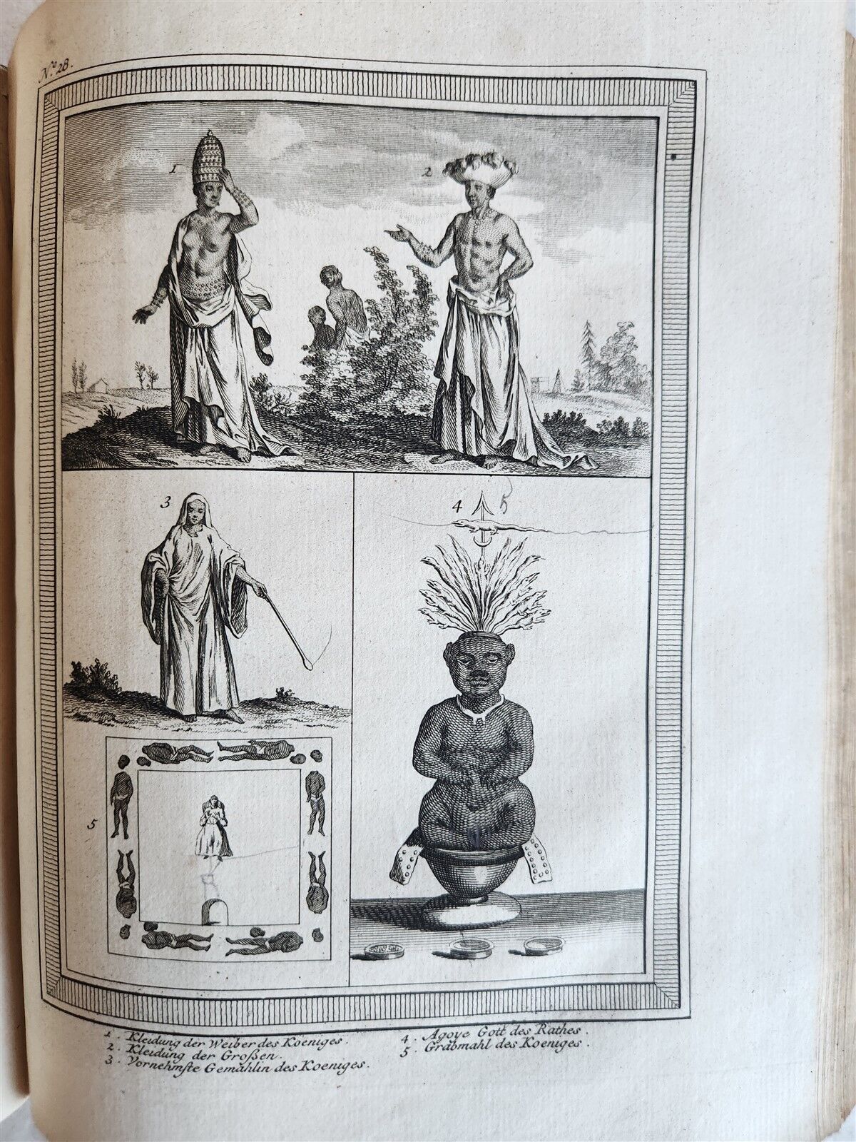 1749 TRAVELS HISTORY ILLUSTRATED antique AFRICA Guinea Benin Angola Loango Congo