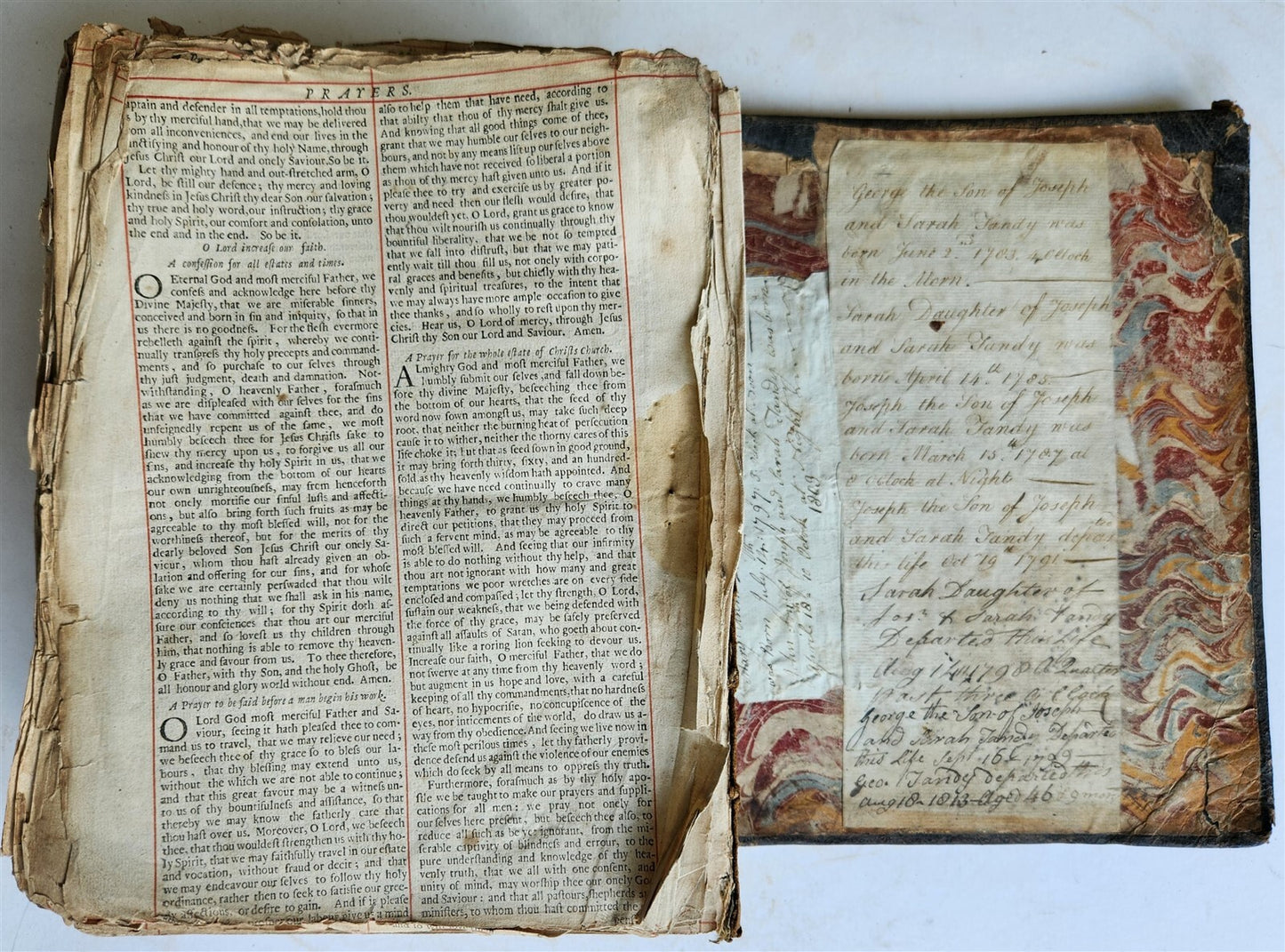 1683 BIBLE in ENGLISH Oxford, at the Theatre antique w/ BOOK of PSALMES