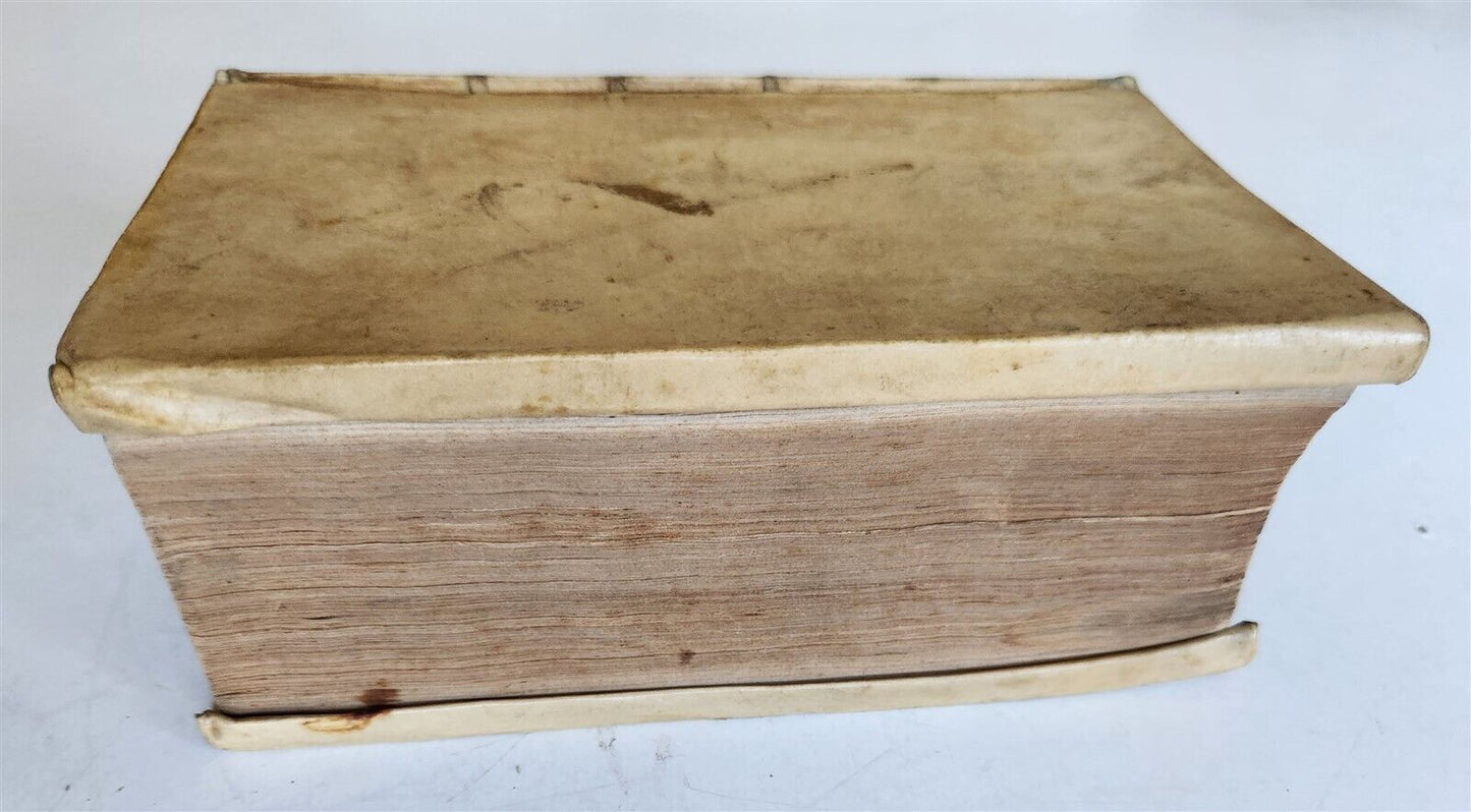 1670 MILITARY HISTORY ILLUSTRATED antique VELLUM BOUND