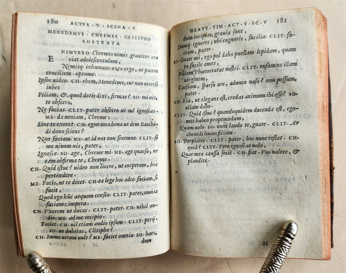 1575 ALDINE PRESS TERENTIUS AFER antique 16th CENTURY TERENCE