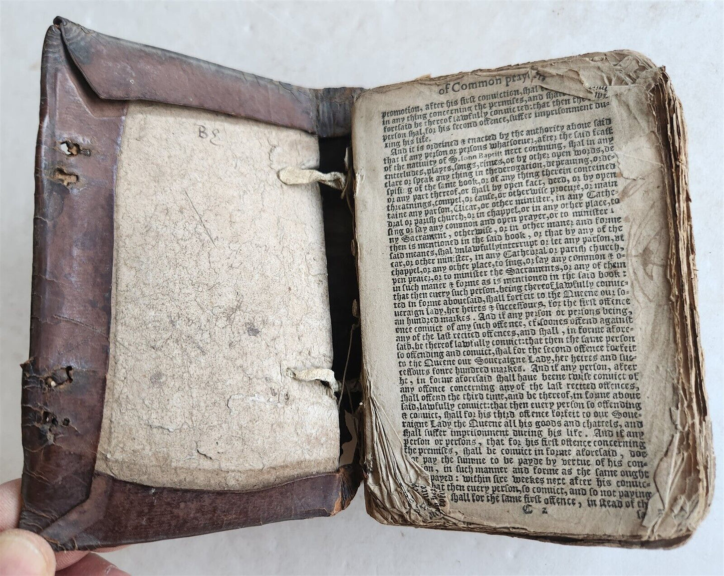 1634 BIBLE in ENGLISH antique New Testament LONDON BARKER & assigns of JOHN BILL