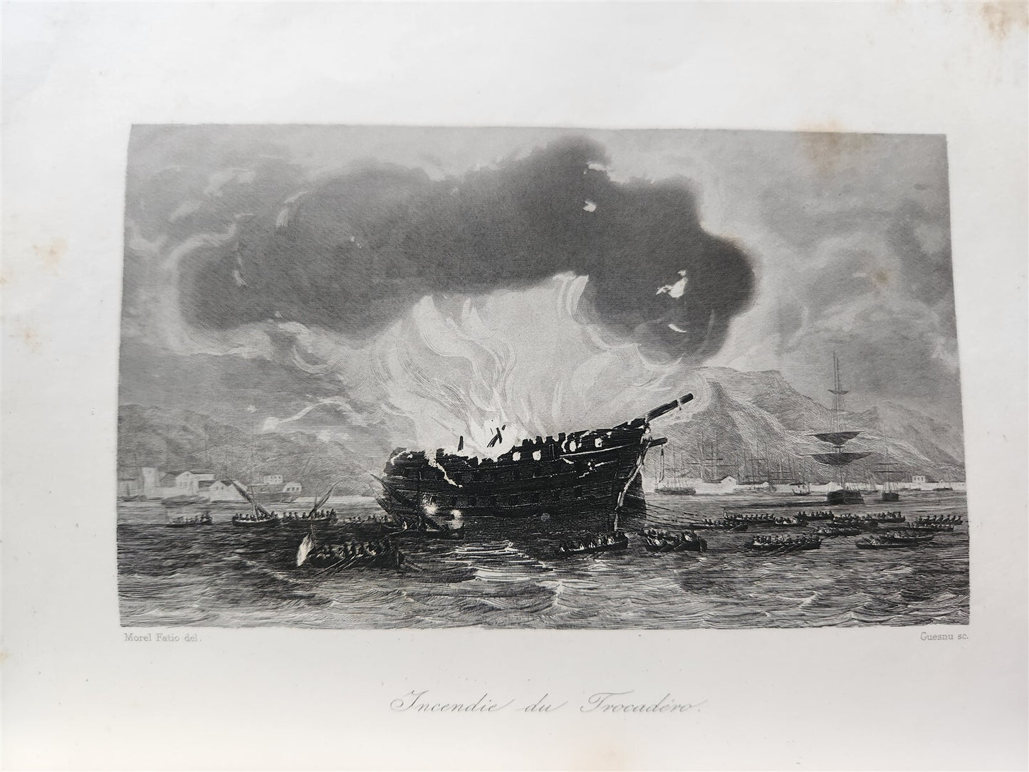 1844 MARINES HISTORY ILLUSTRATED antique LA MARINE King of Hanover PROVENANCE