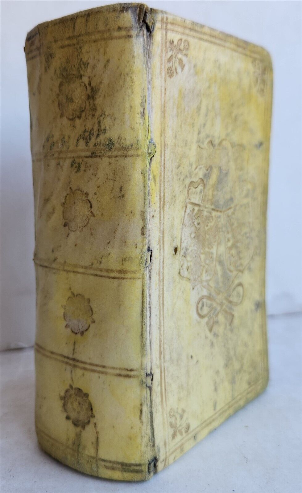 1666 NOAH'S ARK HISTORY of EMPIRES & KINGDOMS antique vellum bound