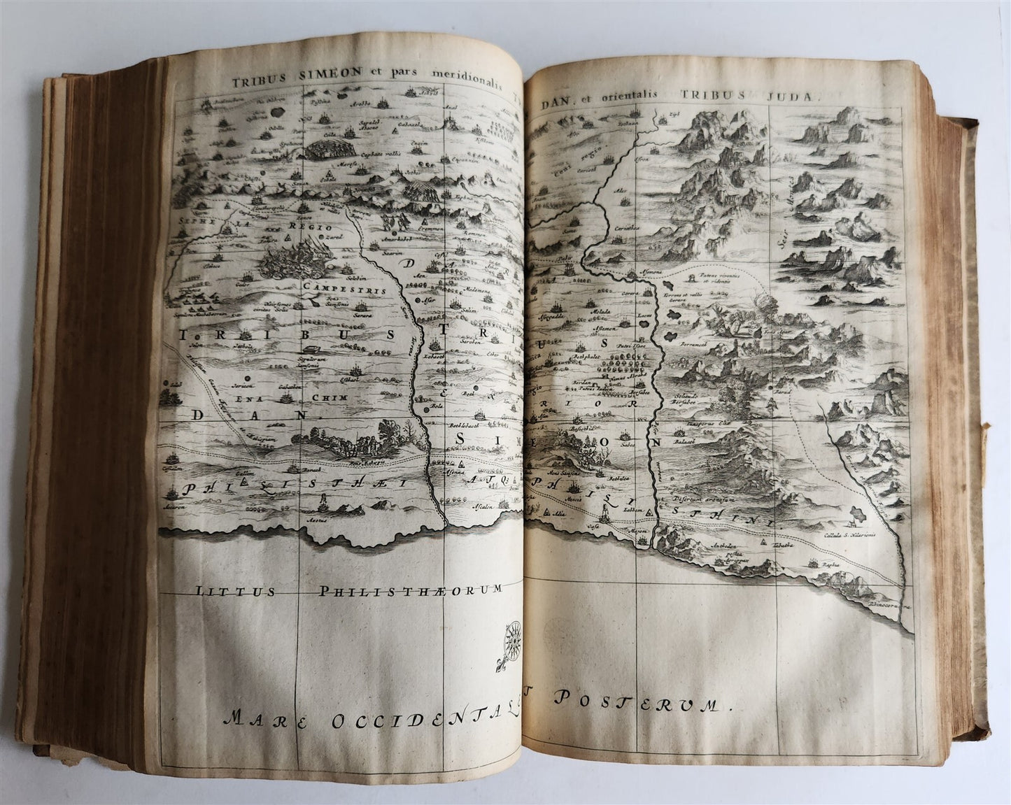 1677 TRAVELS to PALESTINE SYRIA & HOLY LAND antique FOLIO ILLUSTRATED w/ MAPS