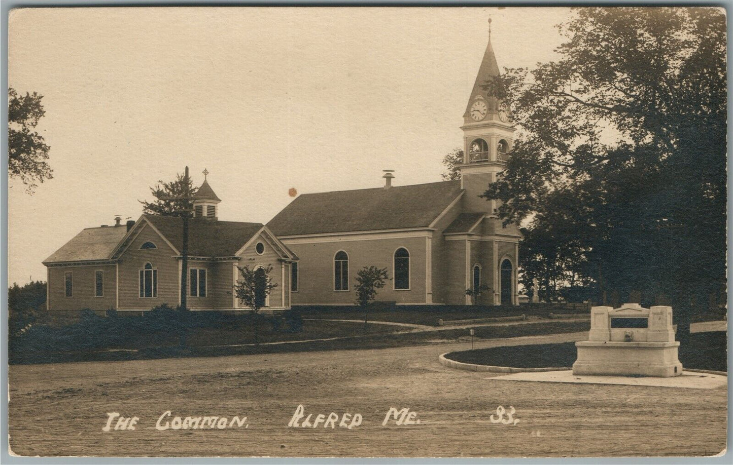 ALFRED ME THE COMMON ANTIQUE REAL PHOTO POSTCARD RPPC