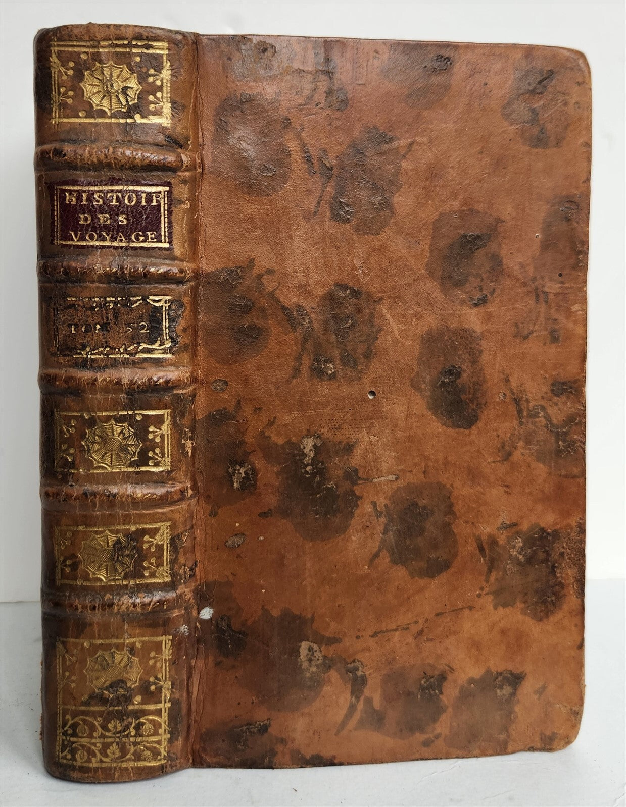 1750 HISTOIRE des VOYAGES antique Vol.32 CEYLON & MADAGASCAR TRAVELS illustrated