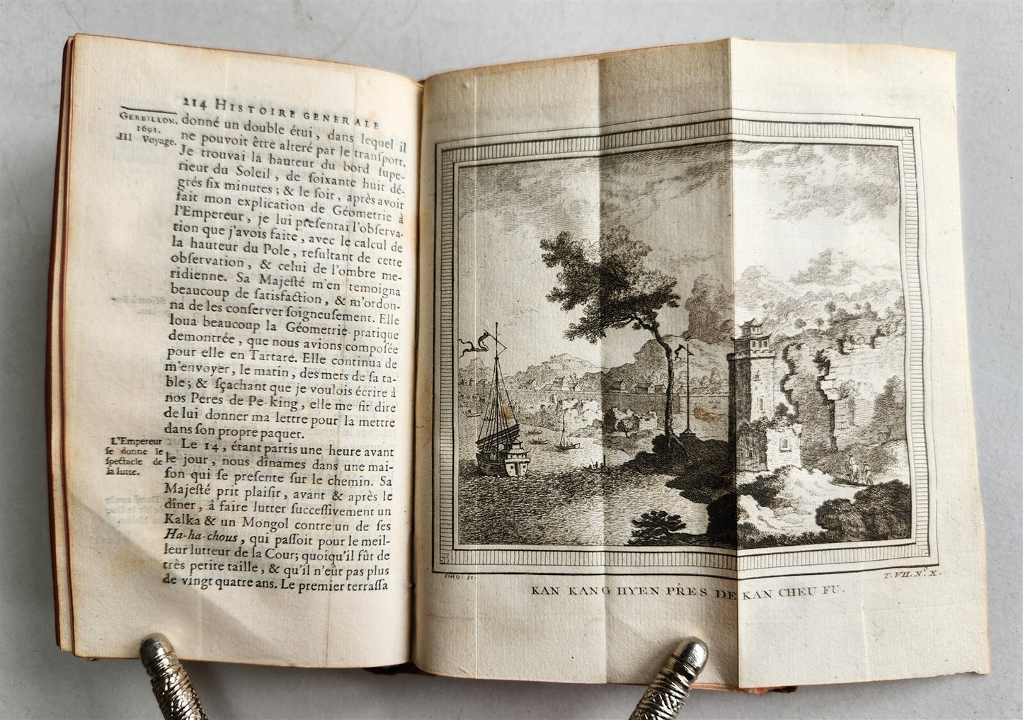 1749 HISTOIRE des VOYAGES antique vol. 28 illustrated CHINA TRAVELS