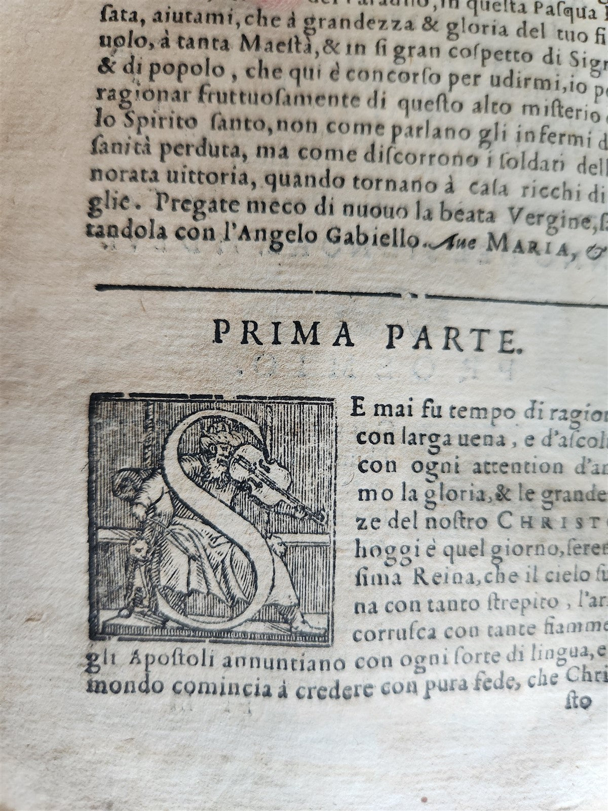1581 SERMONS by MUSSO COPRNELIO antique 16th CENTURY vellum ILLUSTRATED scarce