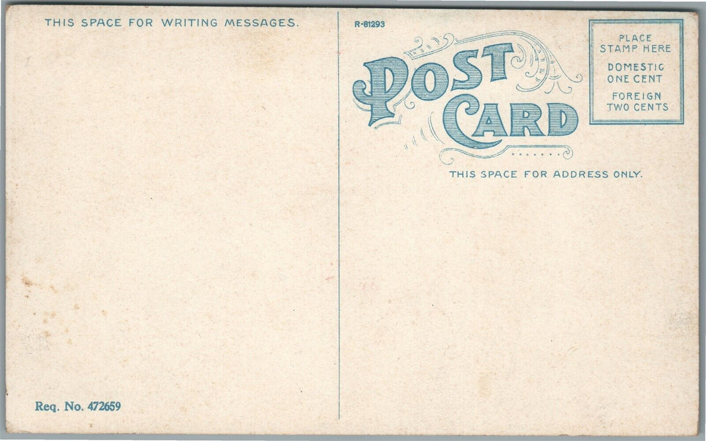 CHICAGO IL ARMOUR & CO. MEAT INSPECTION ANTIQUE POSTCARD