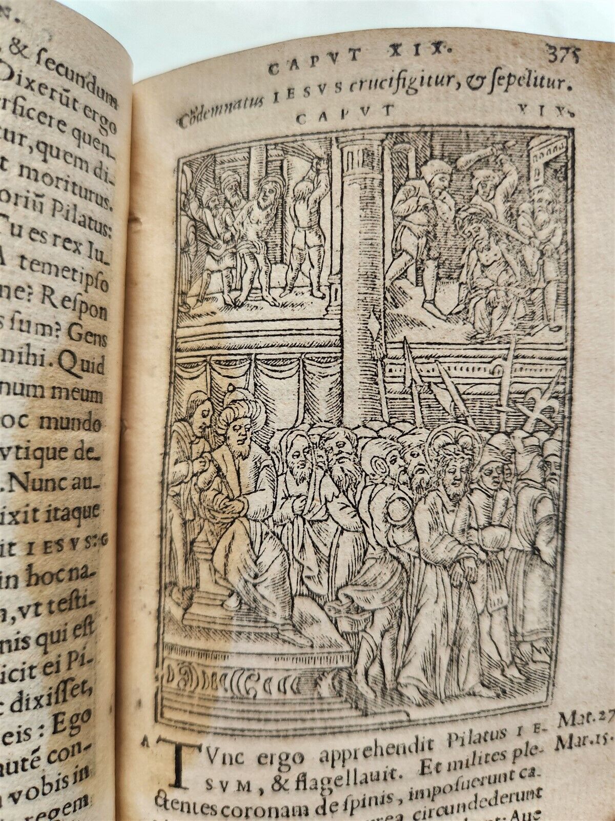 1548 BIBLE IN LATIN ILLUSTRATED antique 16th CENTURY NEW TESTAMENT rare