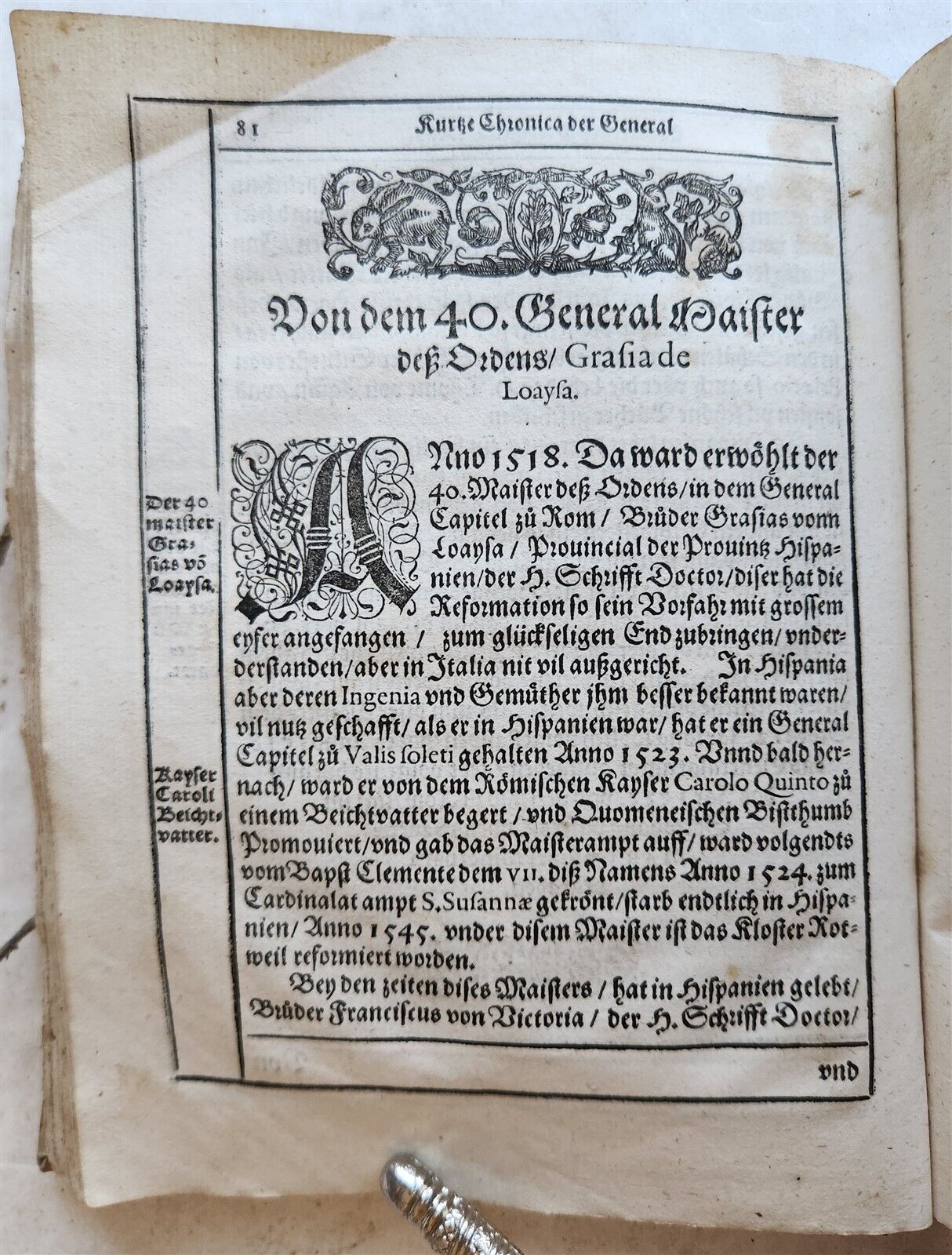 1596 HISTORICAL DESCRIPTION SHORT CHRONICLE of DOMINICAN ORDER antique VELLUM