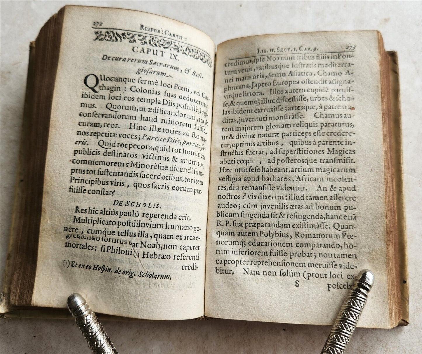 1664 CARTHAGO sive CARTHAGINENSIUM RESPUBLICA antique VELLUM BOUND in LATIN