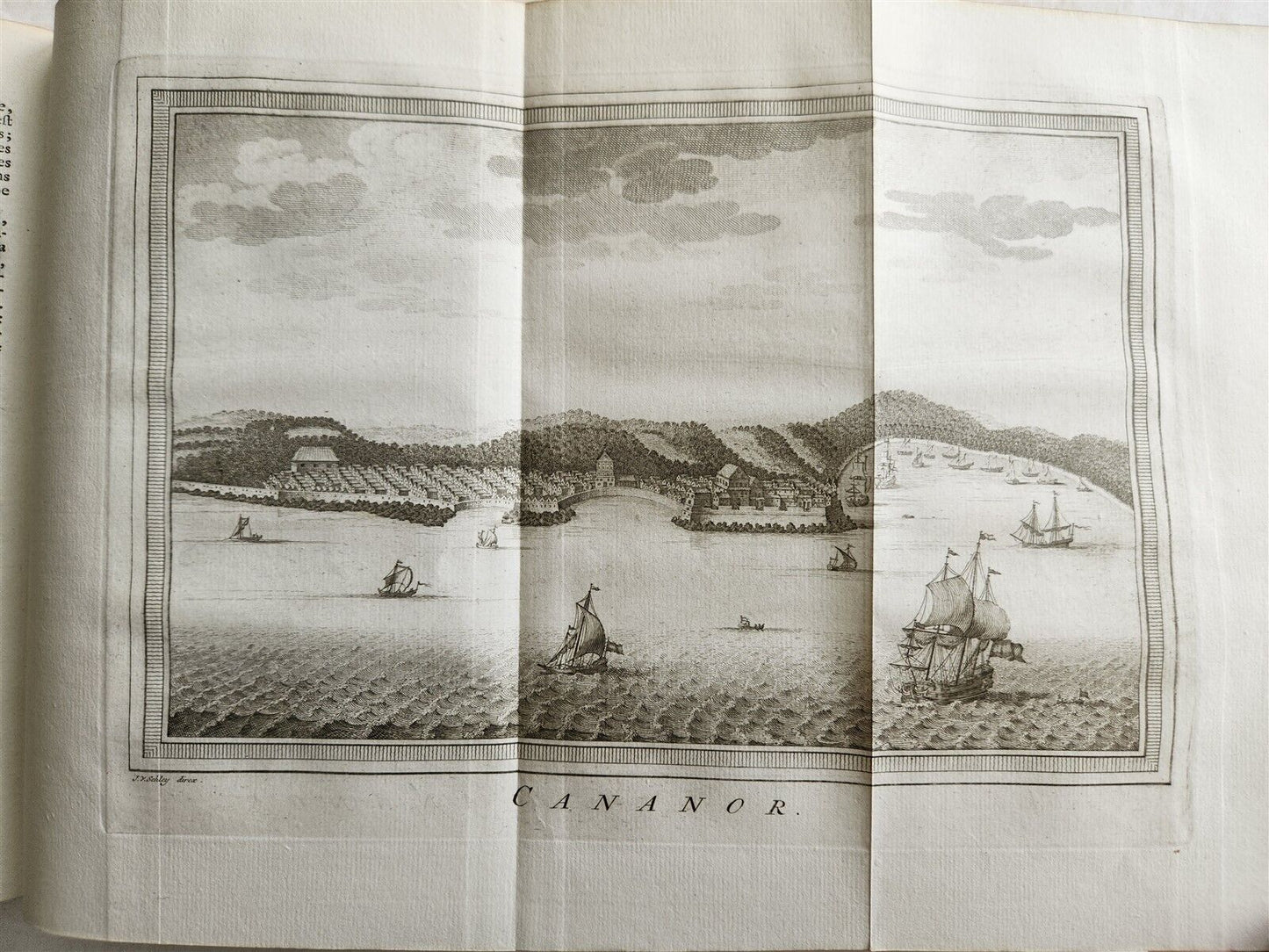 1755 TRAVELS TO INDIA antique Histoire generale des voyages vol. 13 ILLUSTRATED