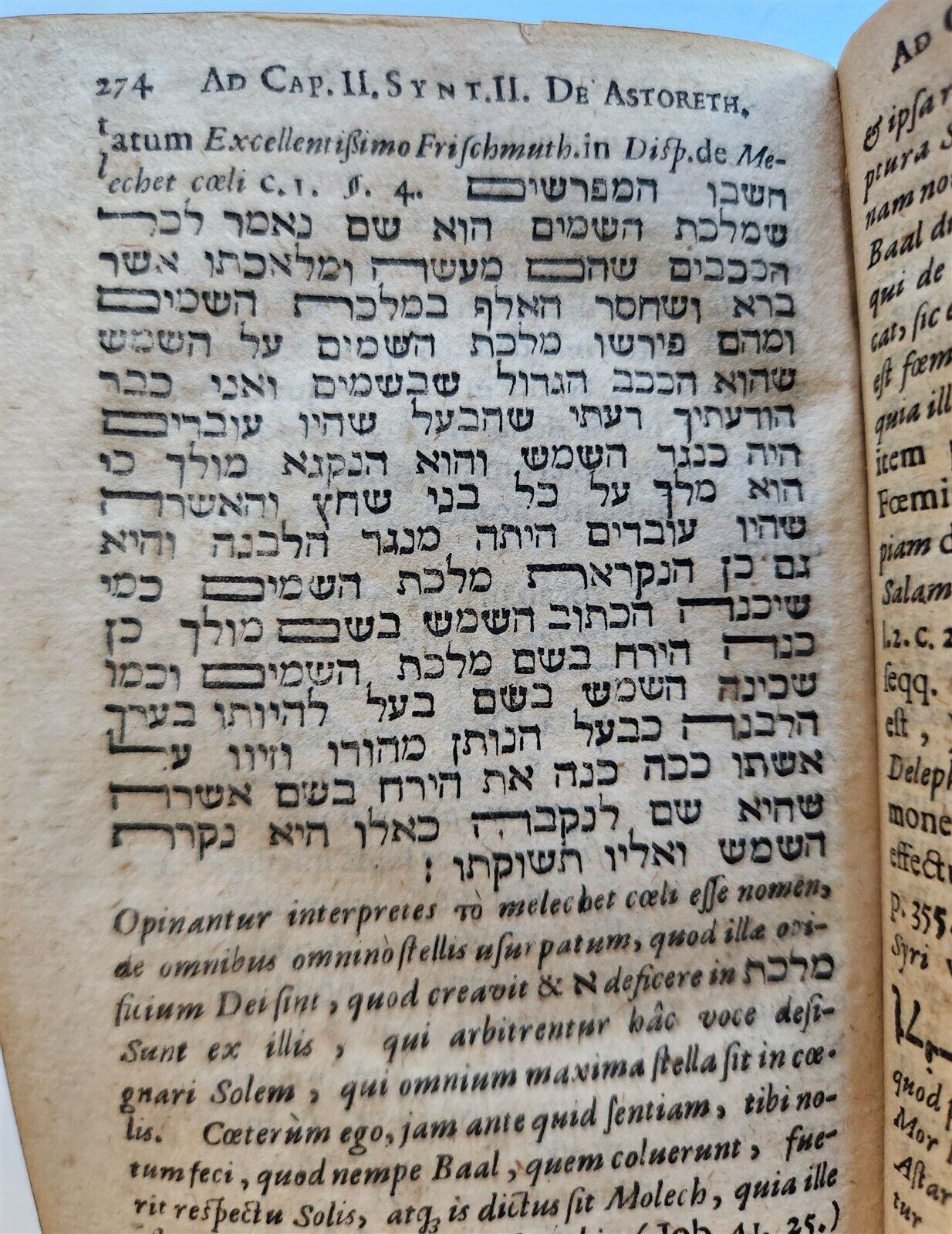 1672 ORIENTAL RELIGIONS TREATISE by JOHN SELDEN antique VELLUM BOUND