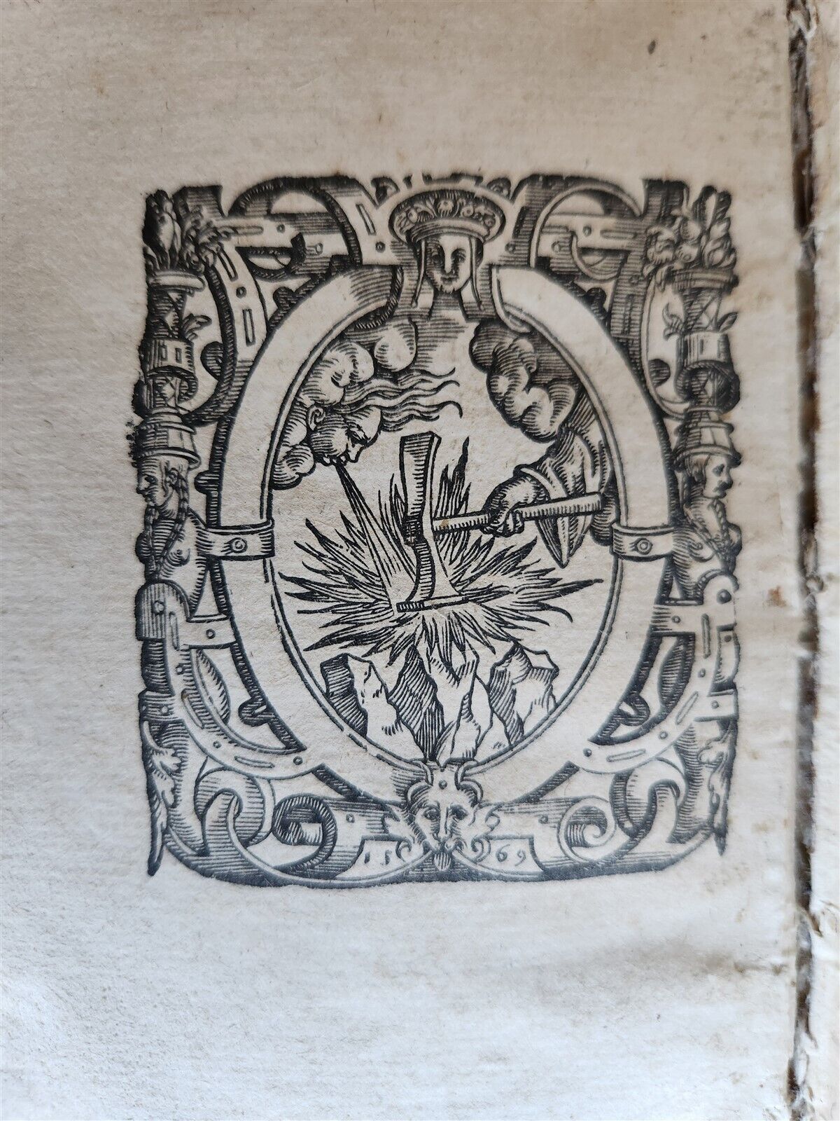 1577 HISTORY of BASEL SWITZERLAND antique Epitome historiae Basiliensis VELLUM