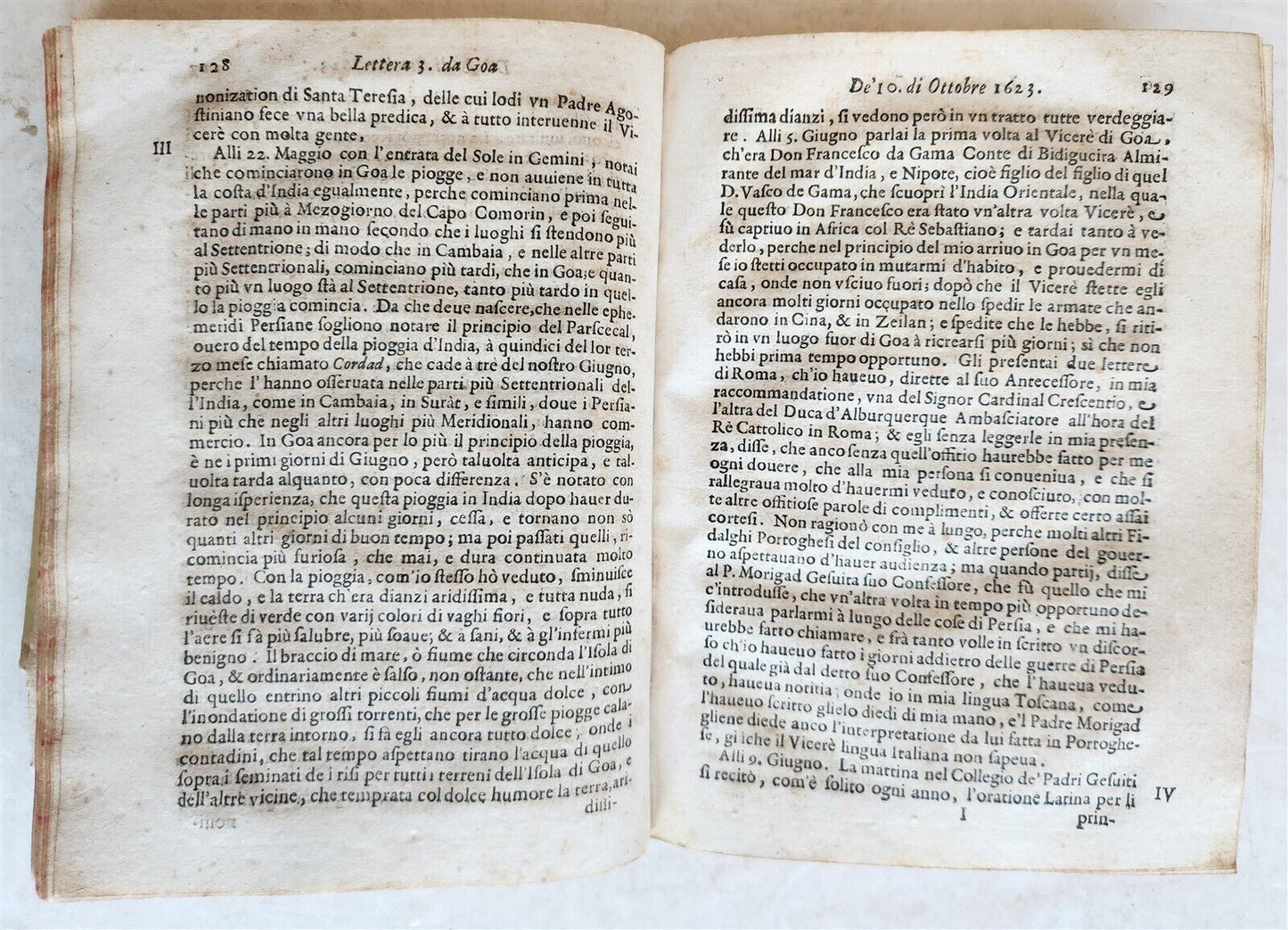 1663 De'Viaggi di Pietro Della Valle il Pellegrino ANTIQUE in ITALIAN SCARCE v.3