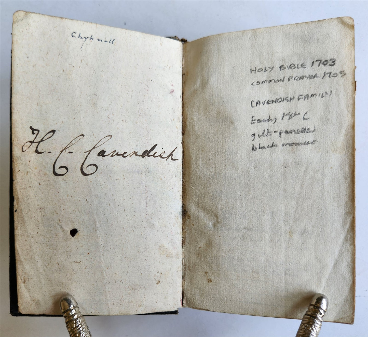 1705 BOOK of COMMON PRAYER w/ PSALTER or PSALMS of DAVID antique in ENGLISH
