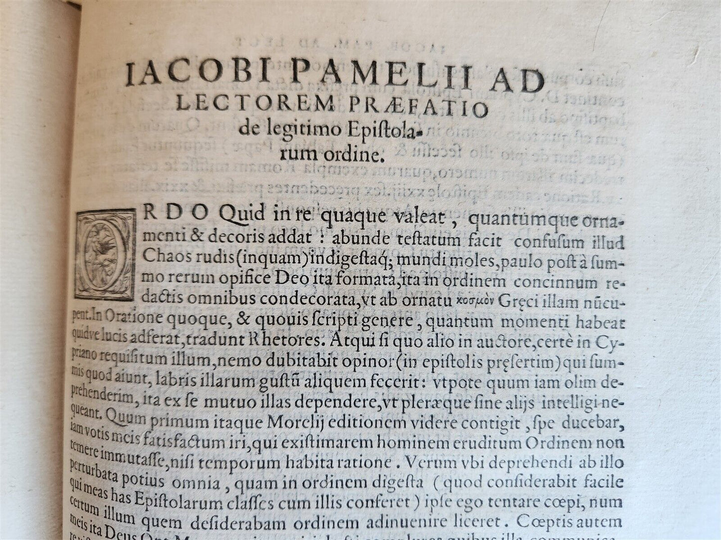 1568 WORKS of CYPRIAN Bishop of Carthage antique 16th CENTURY FOLIO VELLUM BOUND