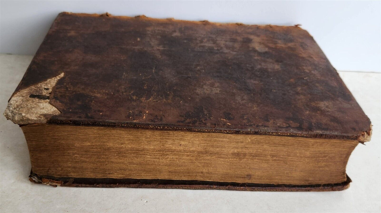 1666 HISTORY OF THE WORLD by WALTER RALEIGH antique ILLUSTRATED FOLIO w/ 8 MAPS