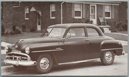 1951 PLYMOUTH CAMBRIDGE CLUB COUPE VINTAGE POSTCARD