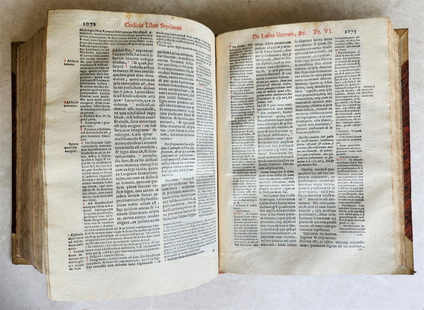 1591 LAW BOOK in LATIN Codicis Domini Iustiniani antique 16th CENTURY