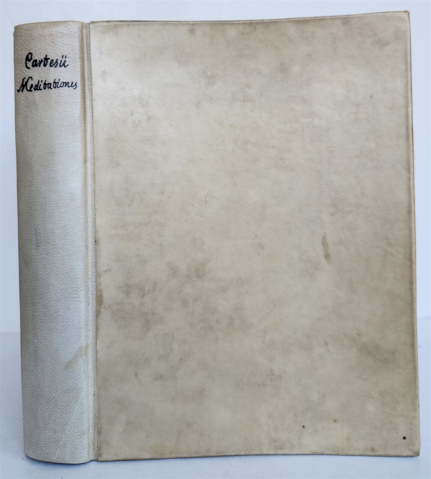 1678 RENE DESCARTES PHILOSOPHY antique VELLUM BOUND